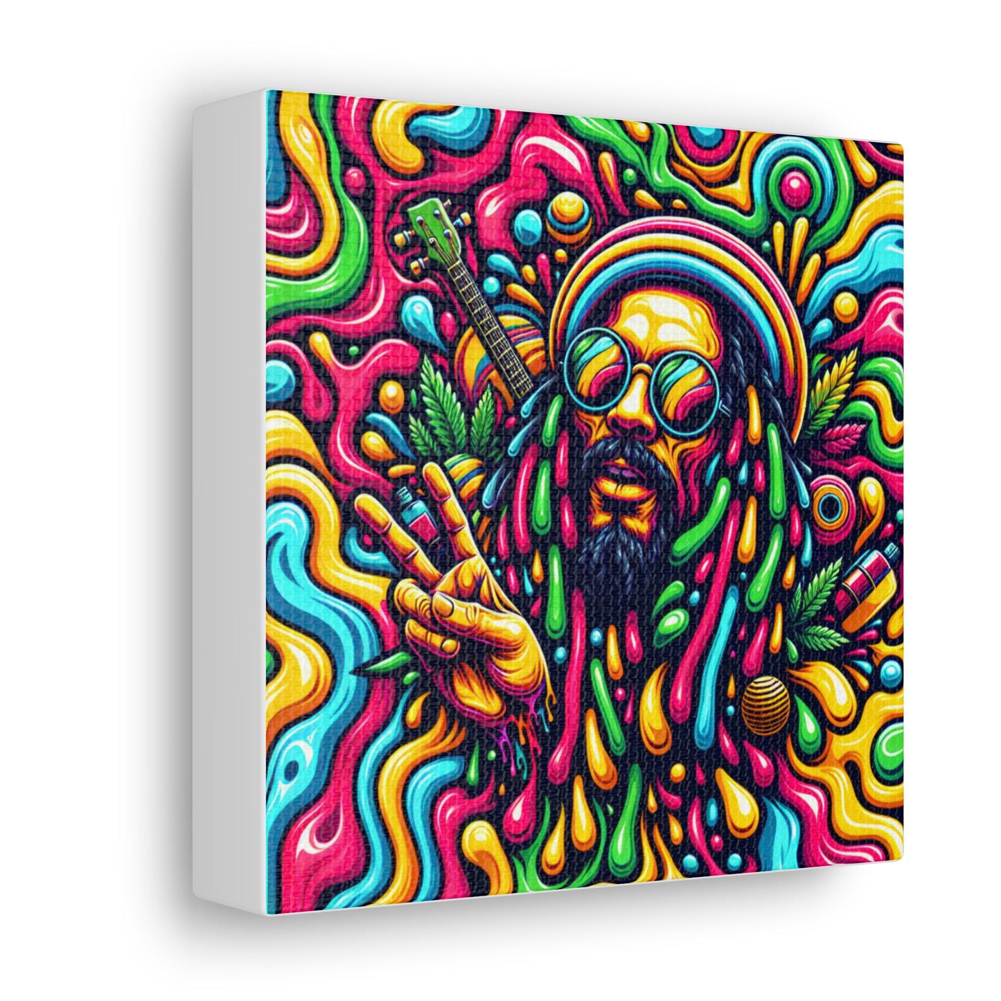 Jah Rastafari Canvas Wall Art