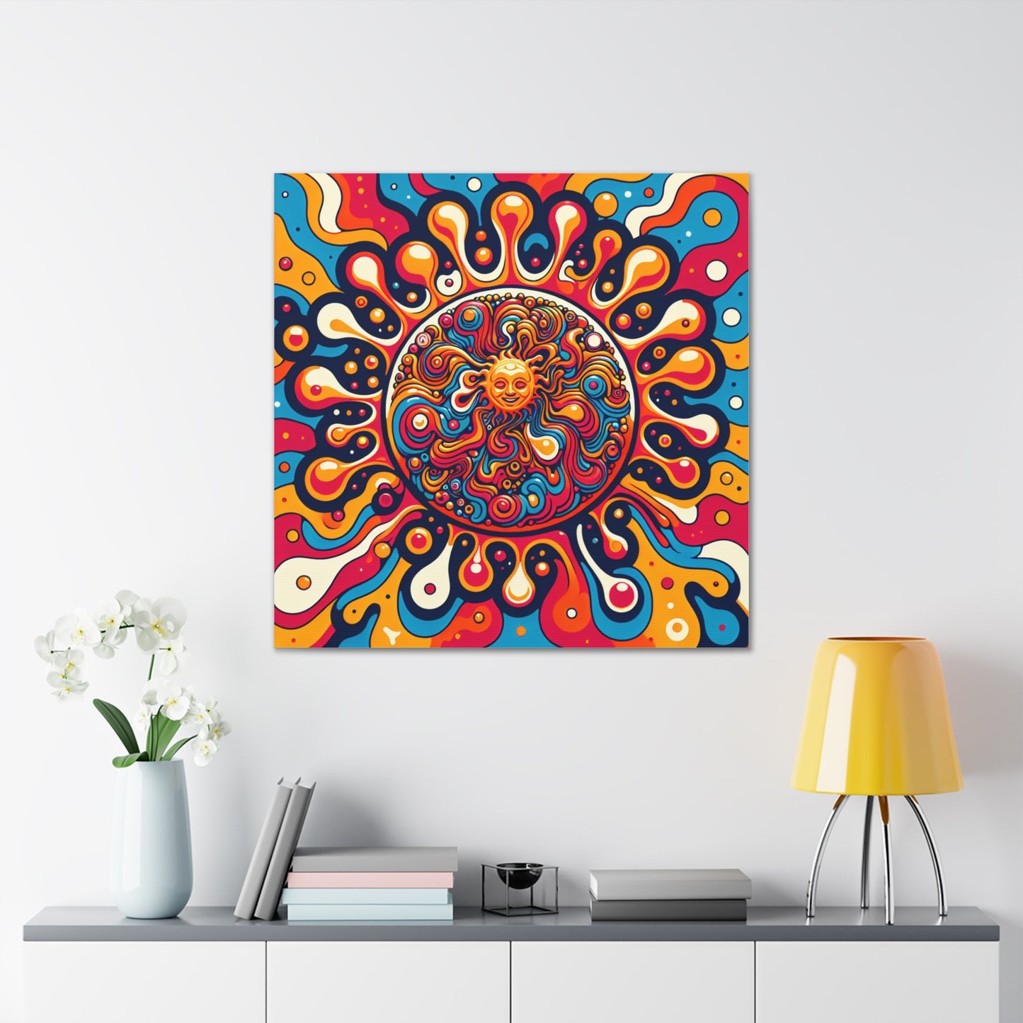 Sun Canvas Wall Art