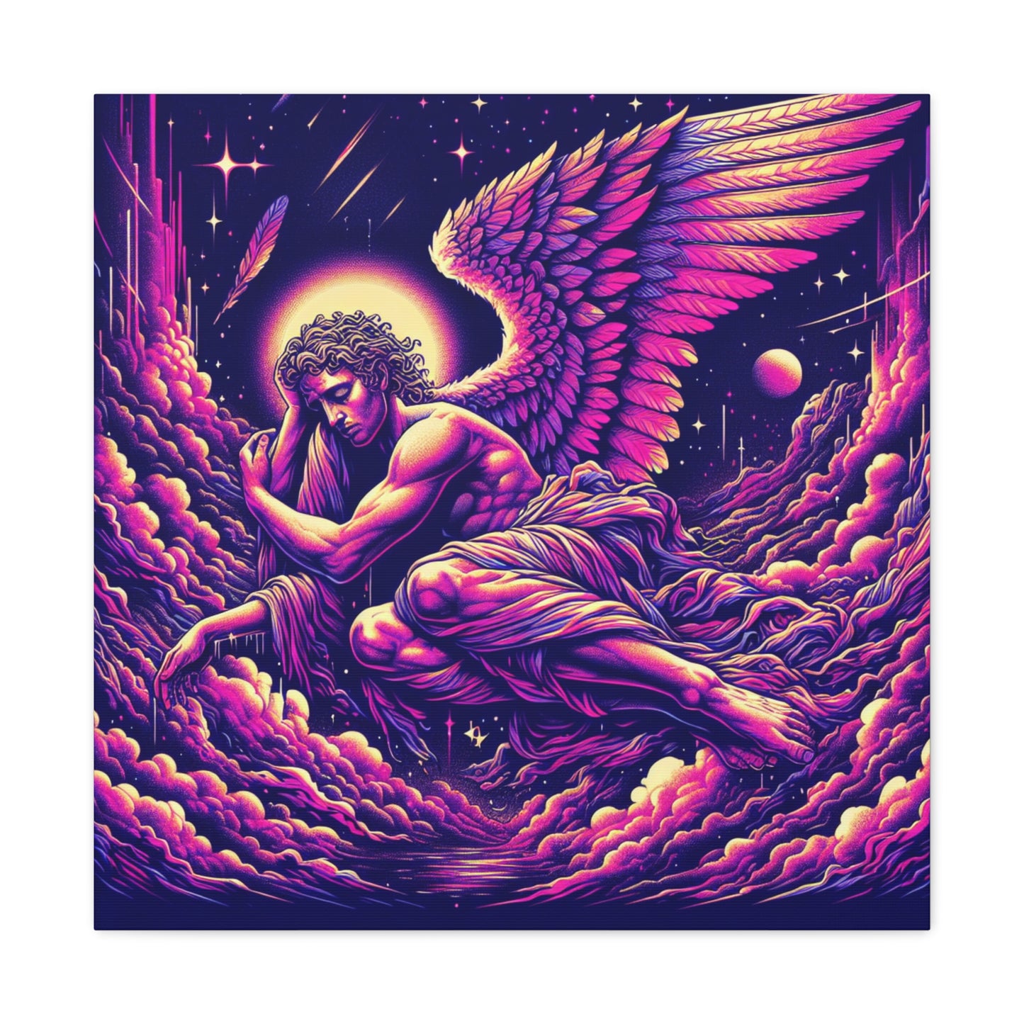 Fallen Angel Canvas Wall Art