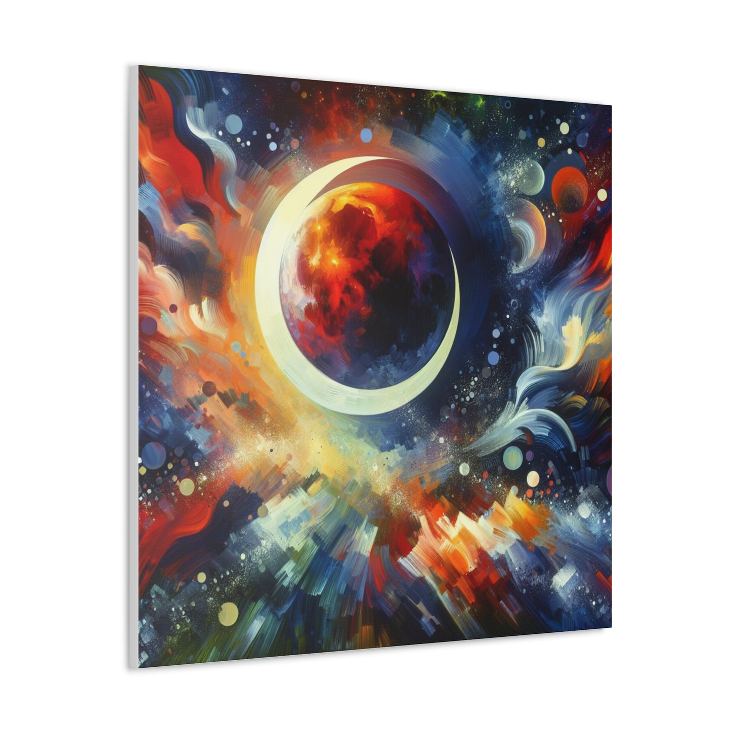 Lunar Eclipse Canvas Wall Art