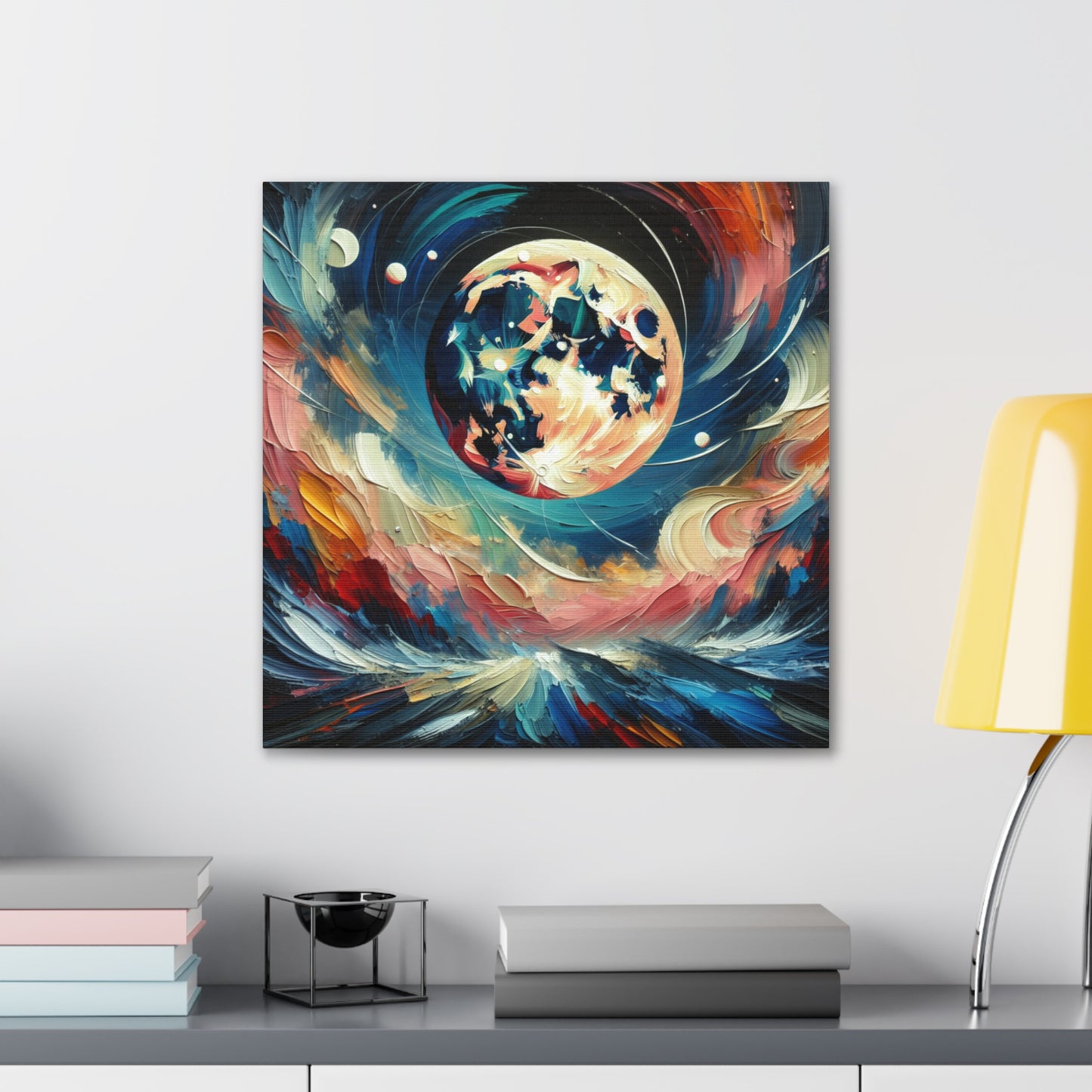 Full Moon Canvas Wall Art