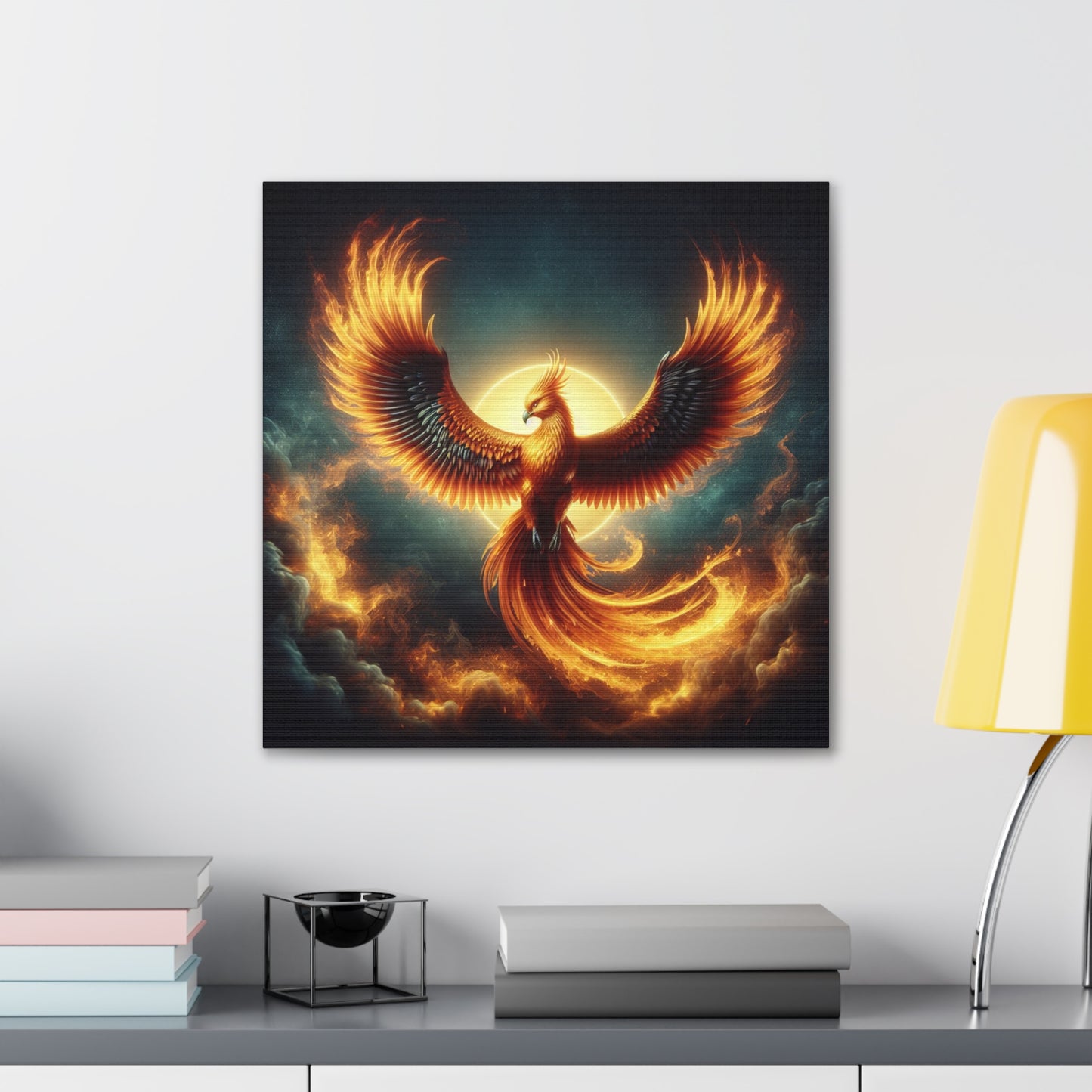 Phoenix Rising Canvas Wall Art