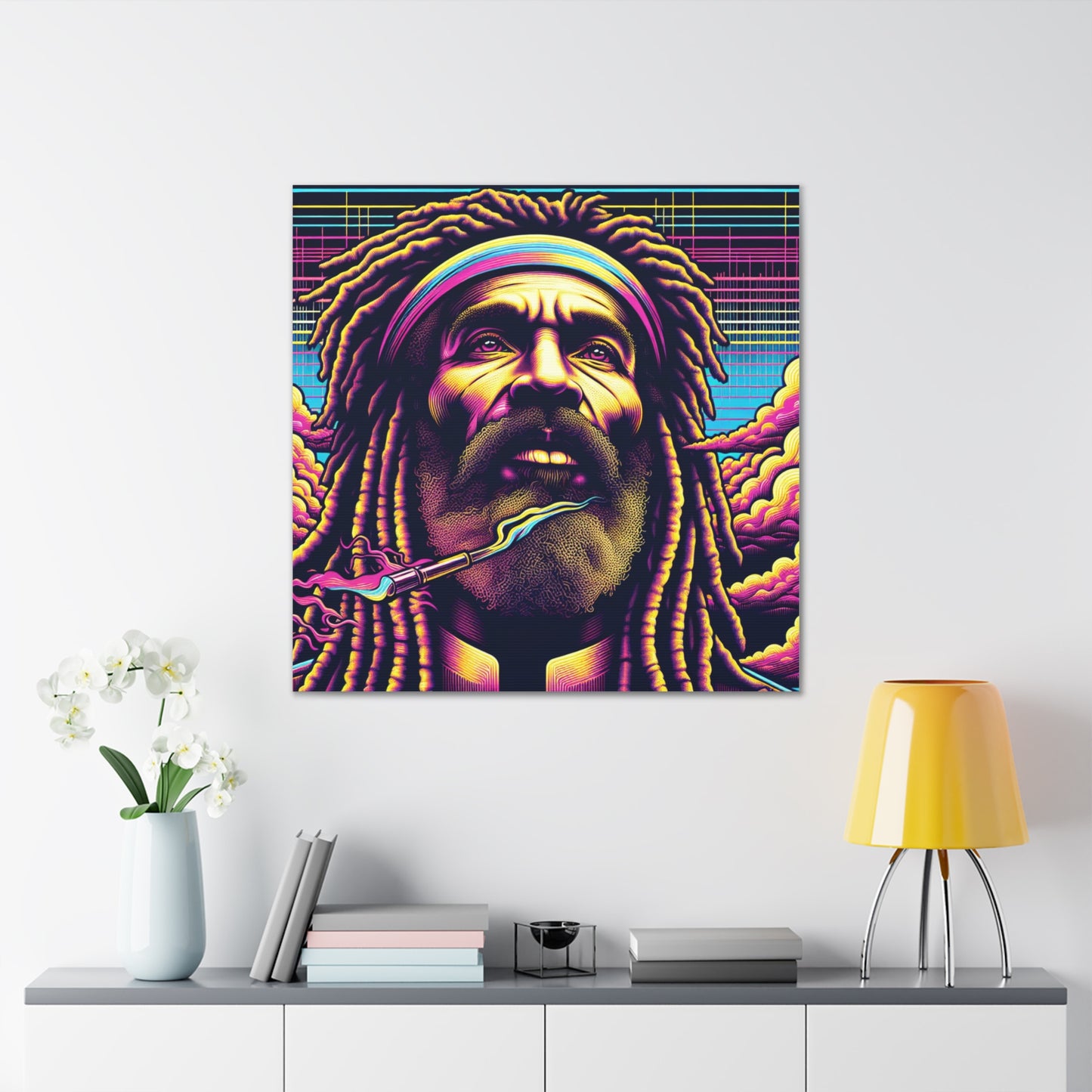 Jah Rastafari Canvas Wall Art