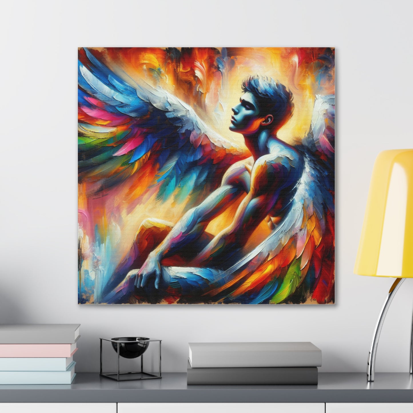 Fallen Angel Canvas Wall Art