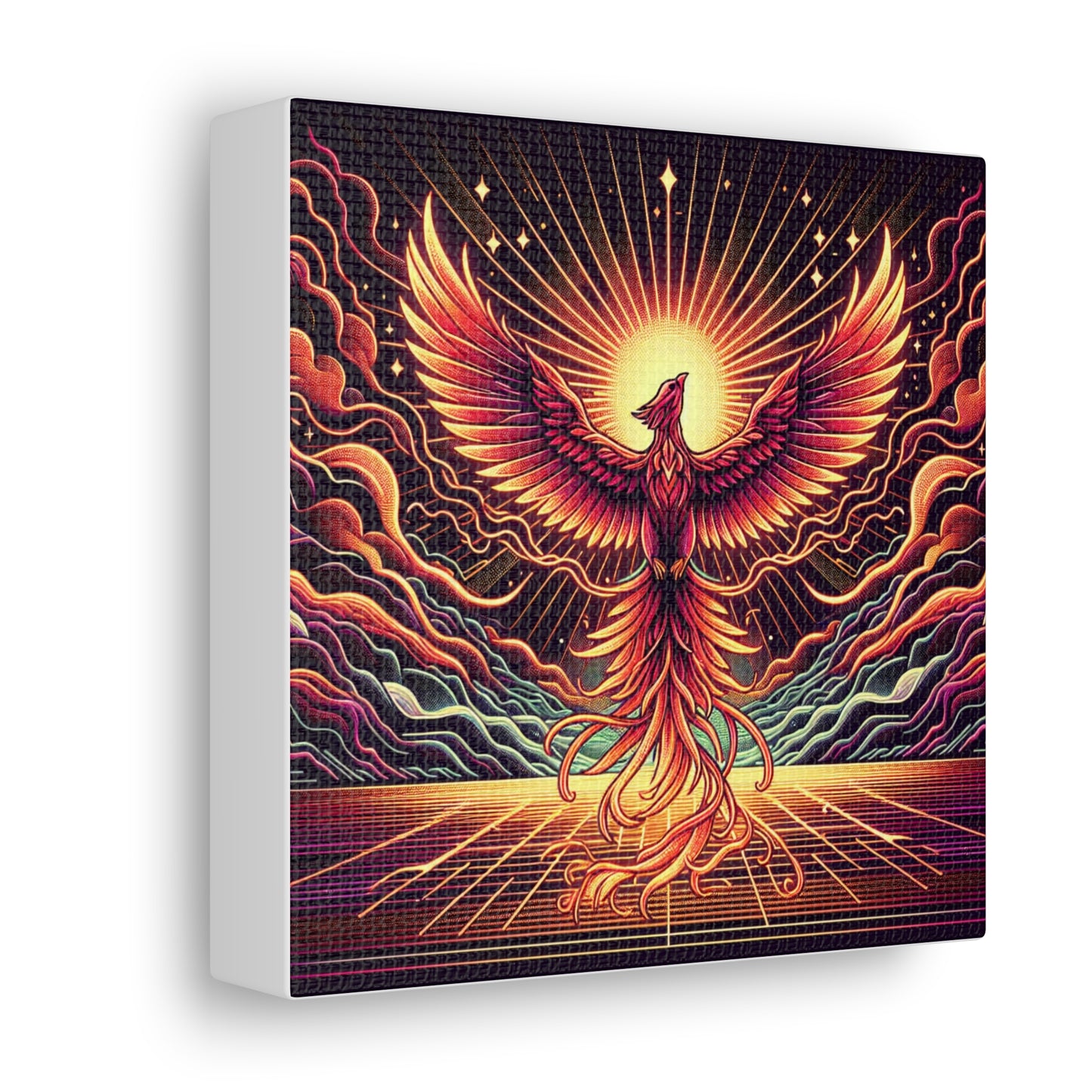 Phoenix Rising Canvas Wall Art