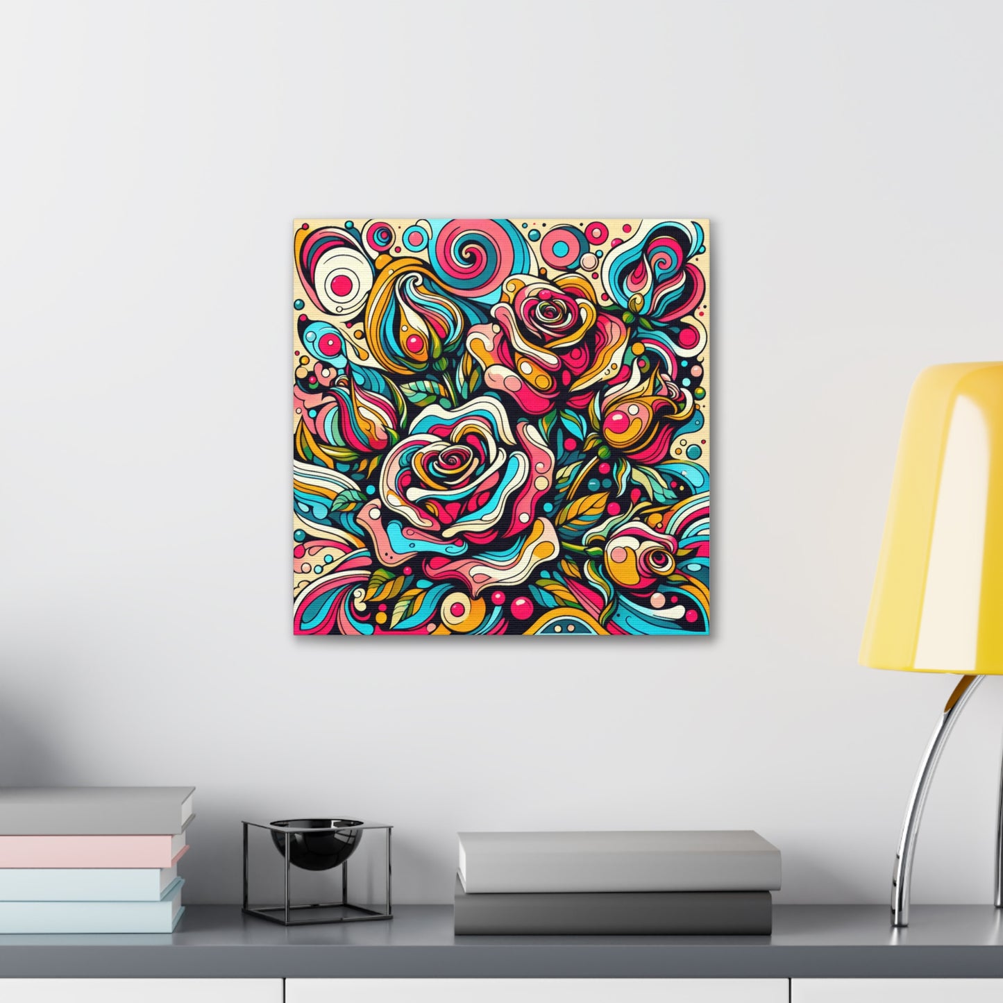 Roses Canvas Wall Art