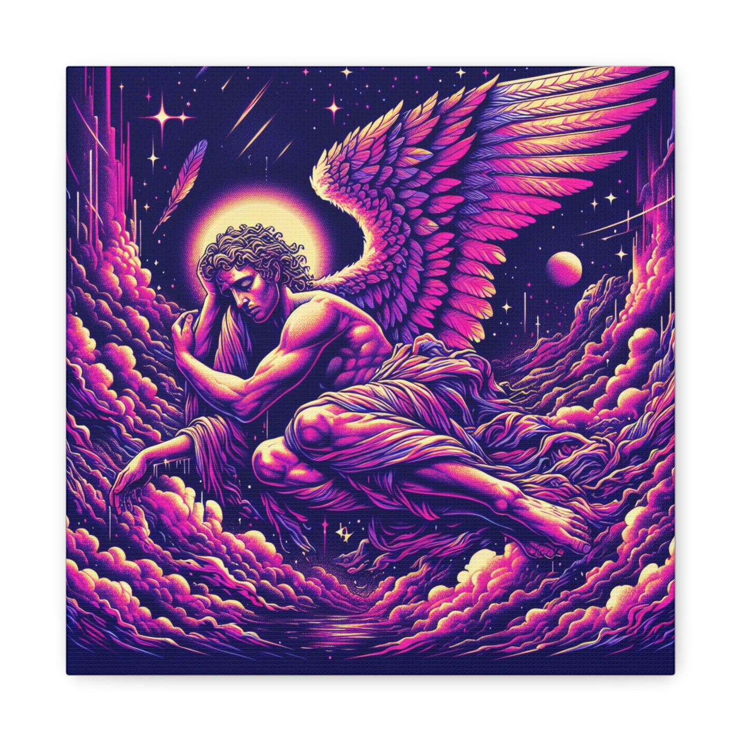 Fallen Angel Canvas Wall Art