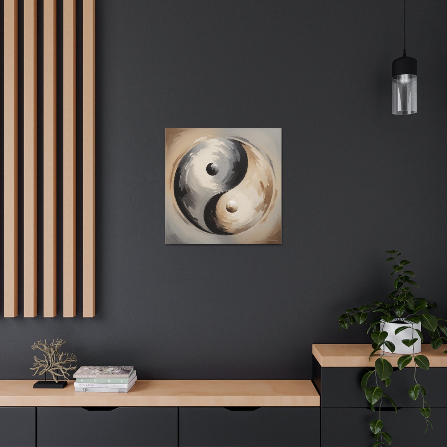 Ying Yang Canvas Wall Art