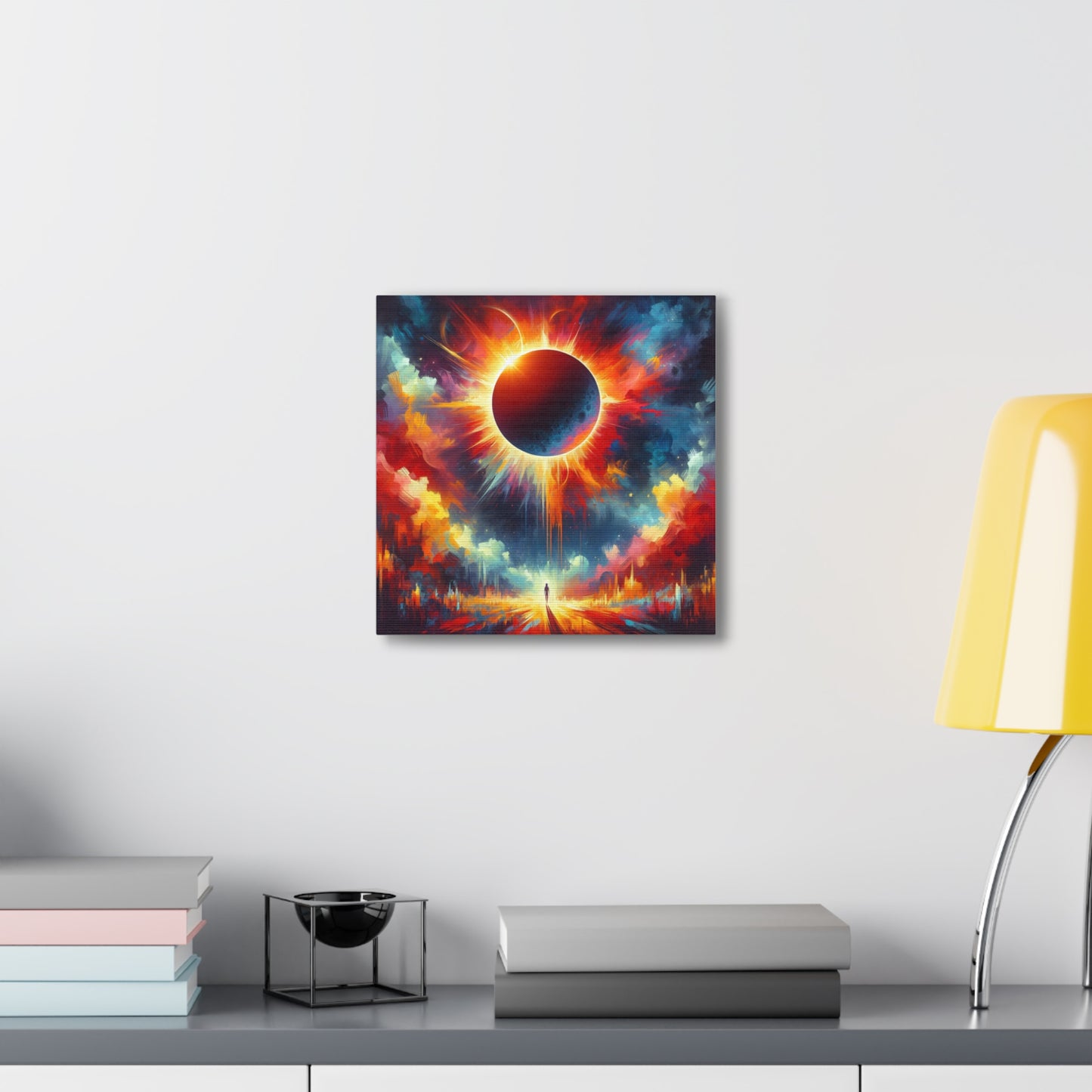 Solar Eclipse Canvas Wall Art