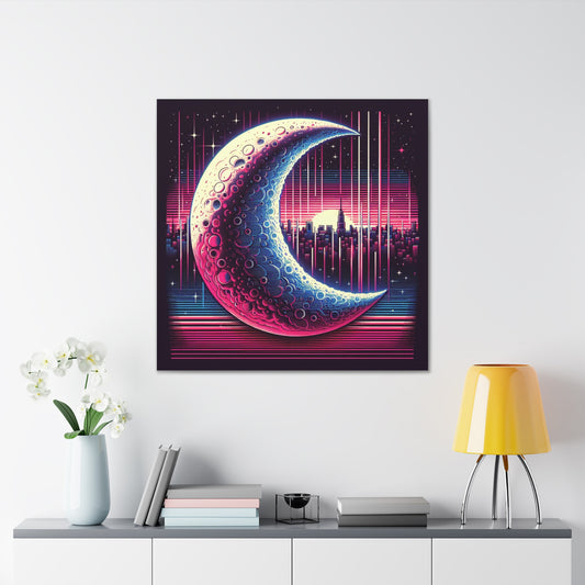 Half Moon Canvas Wall Art