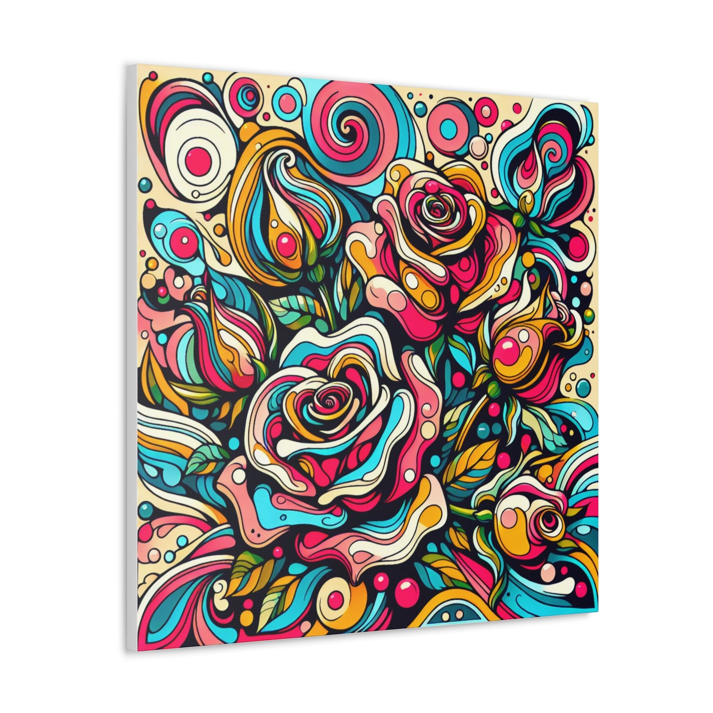 Roses Canvas Wall Art