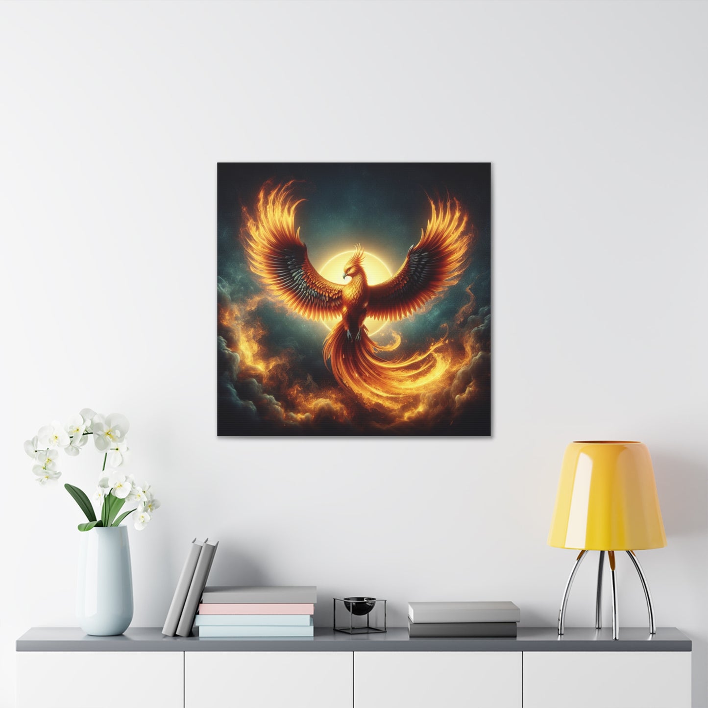 Phoenix Rising Canvas Wall Art