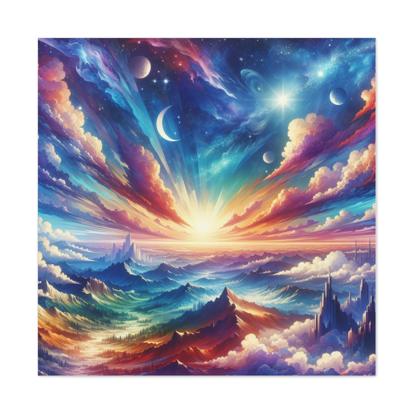 Majestic Sky Canvas Wall Art