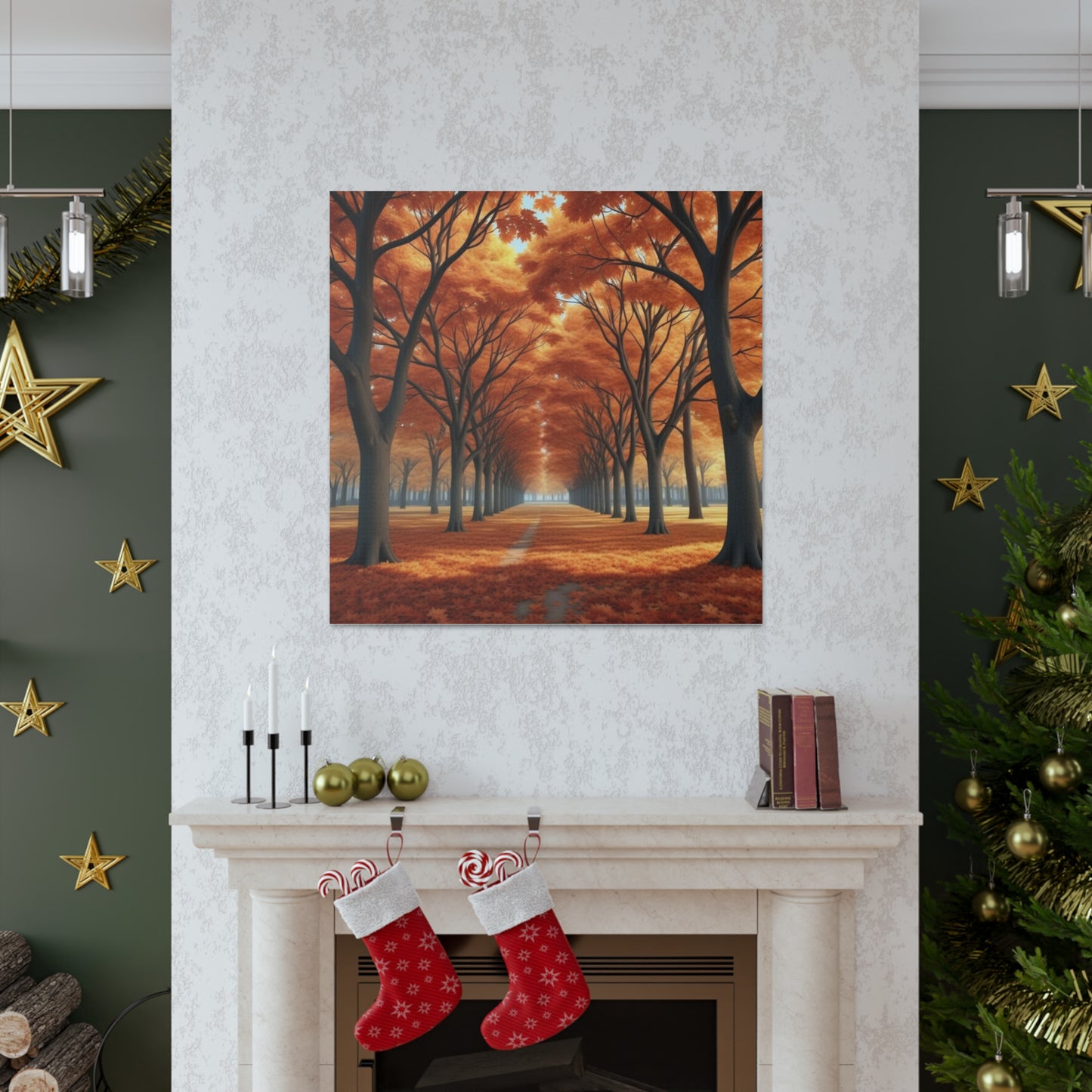 Maple Trees Canvas Wall Art