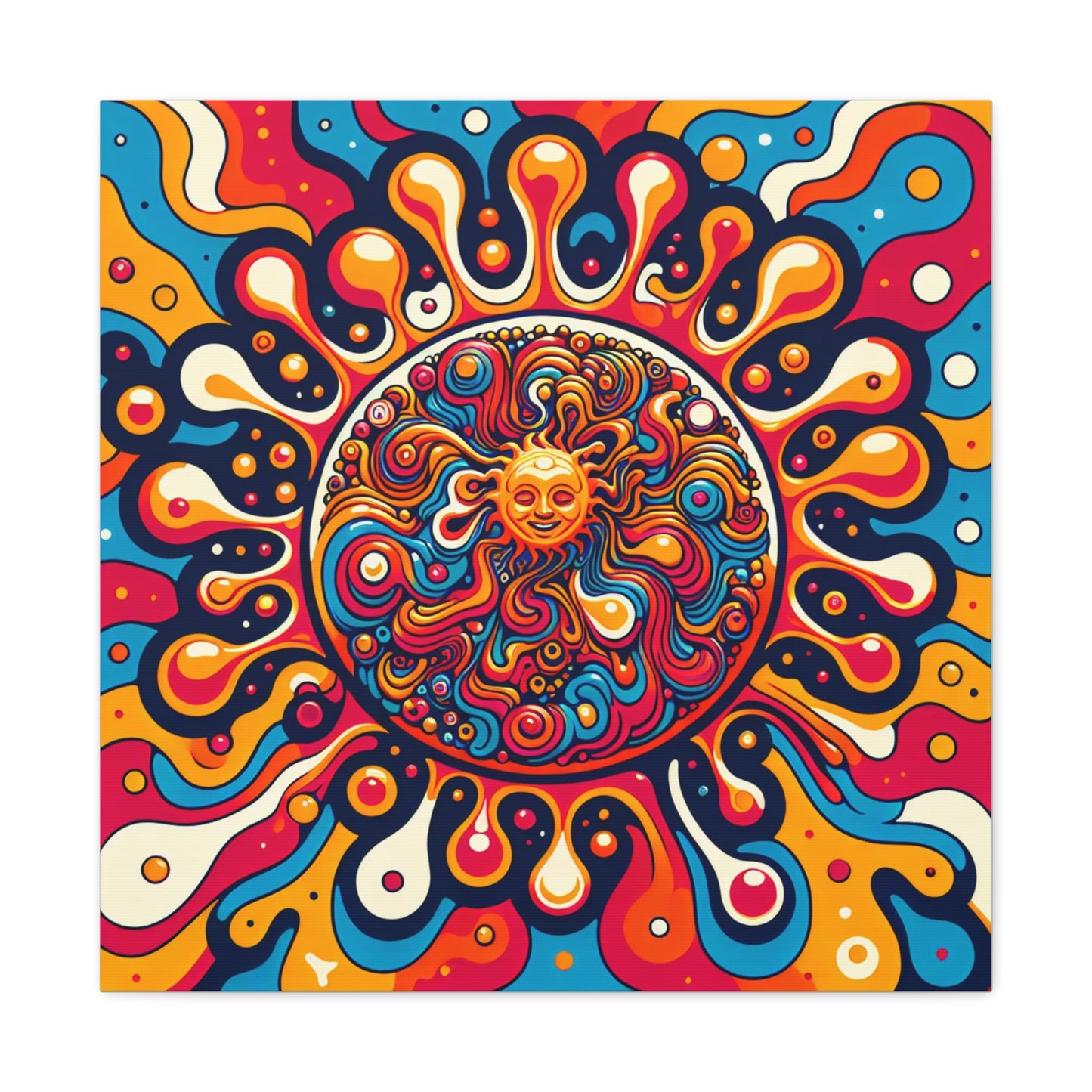 Sun Canvas Wall Art