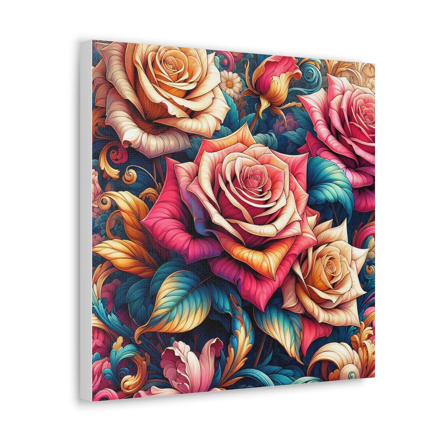 Roses Canvas Wall Art