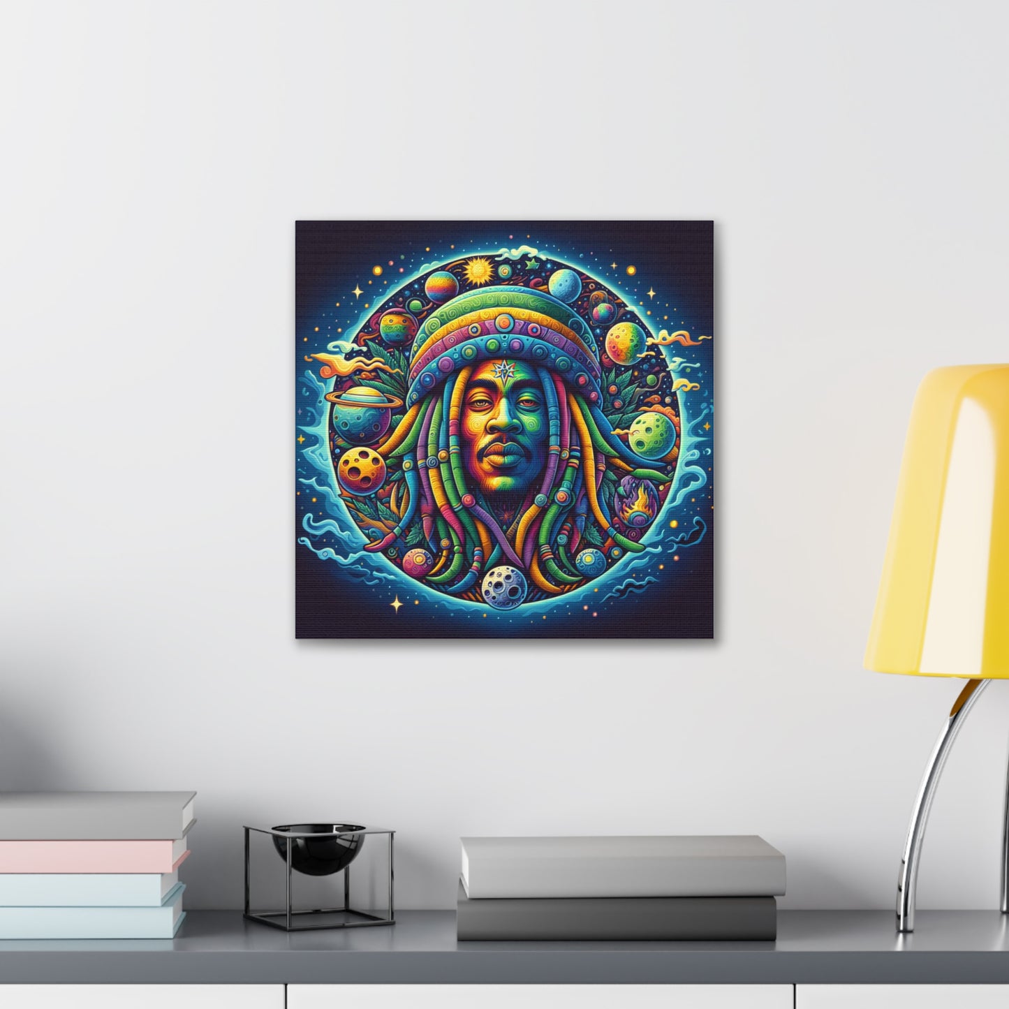 Jah Rastafari Canvas Wall Art