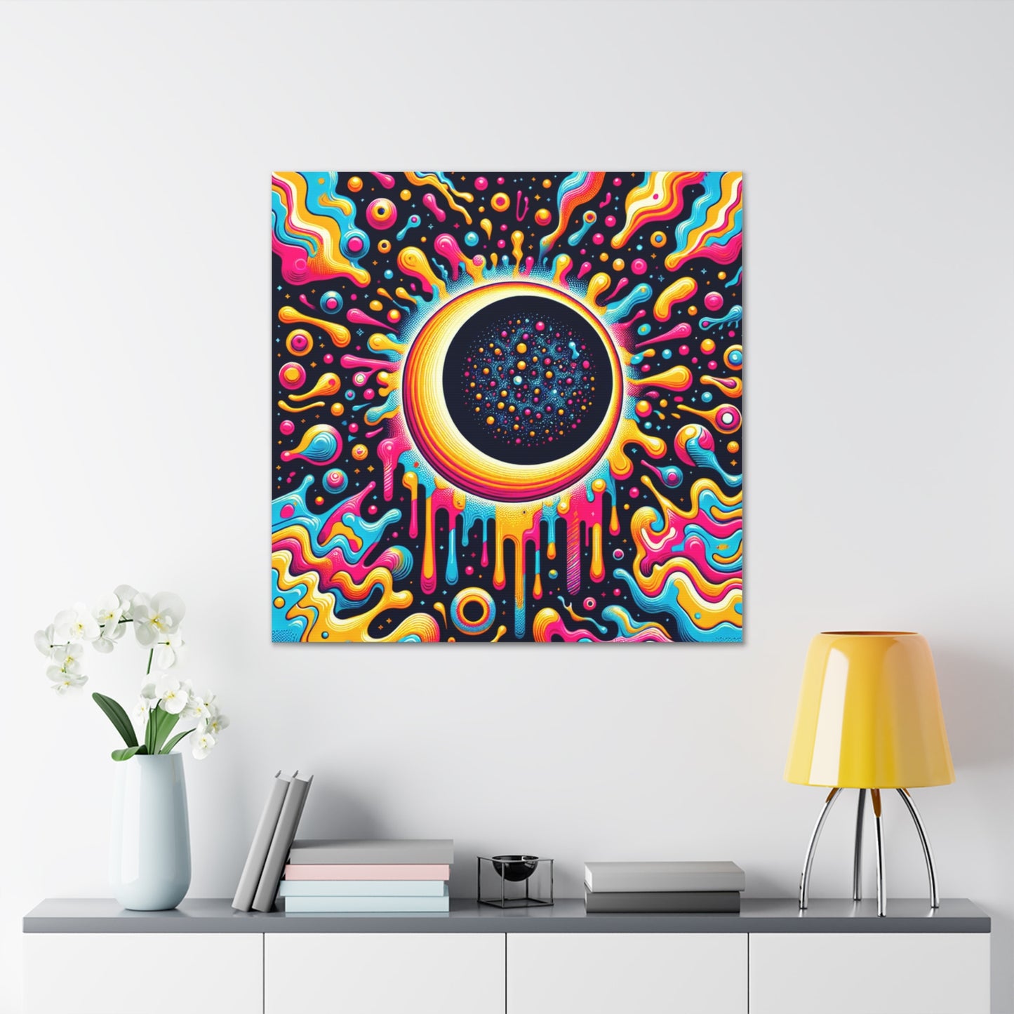 Solar Eclipse Canvas Wall Art