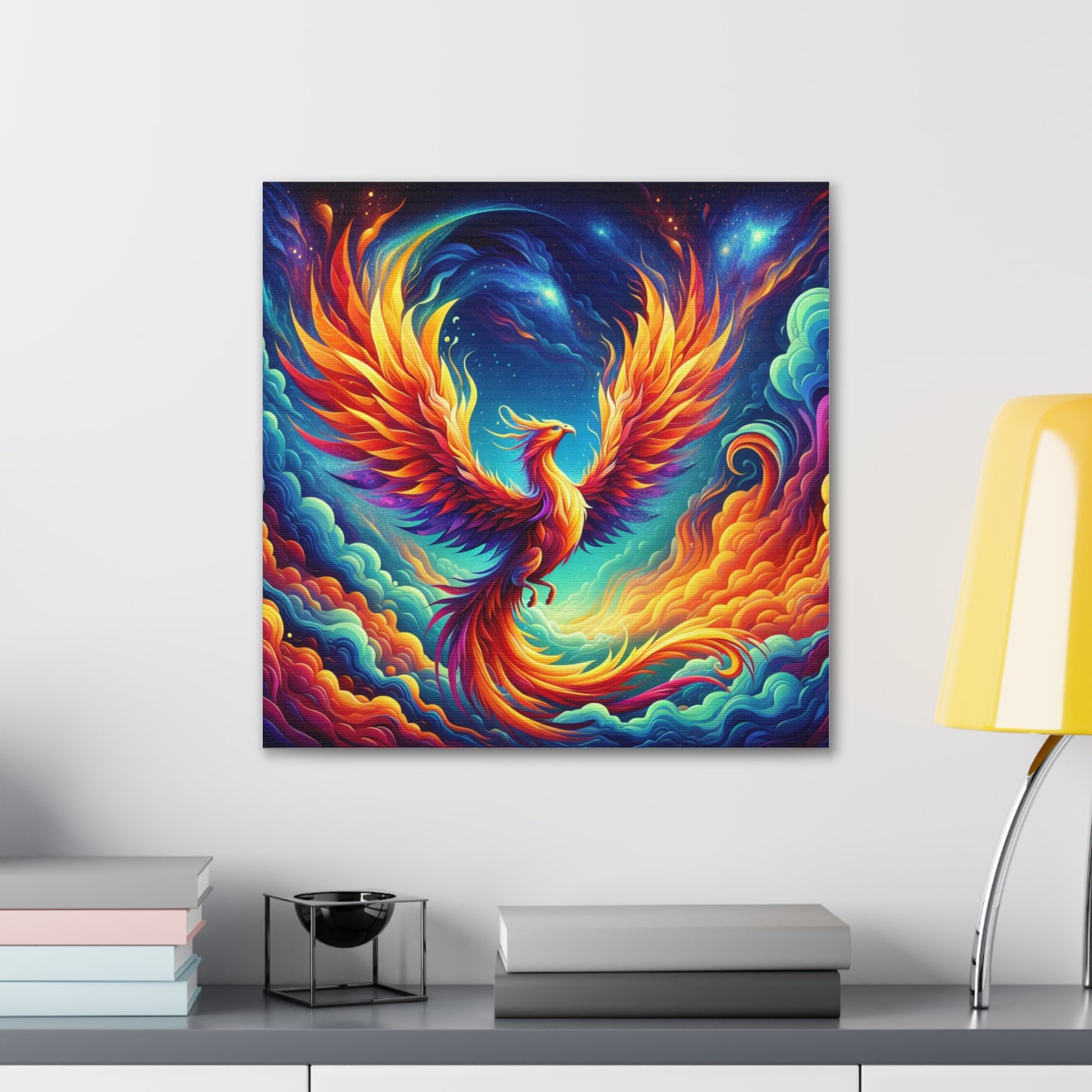 Phoenix Rising Canvas Wall Art