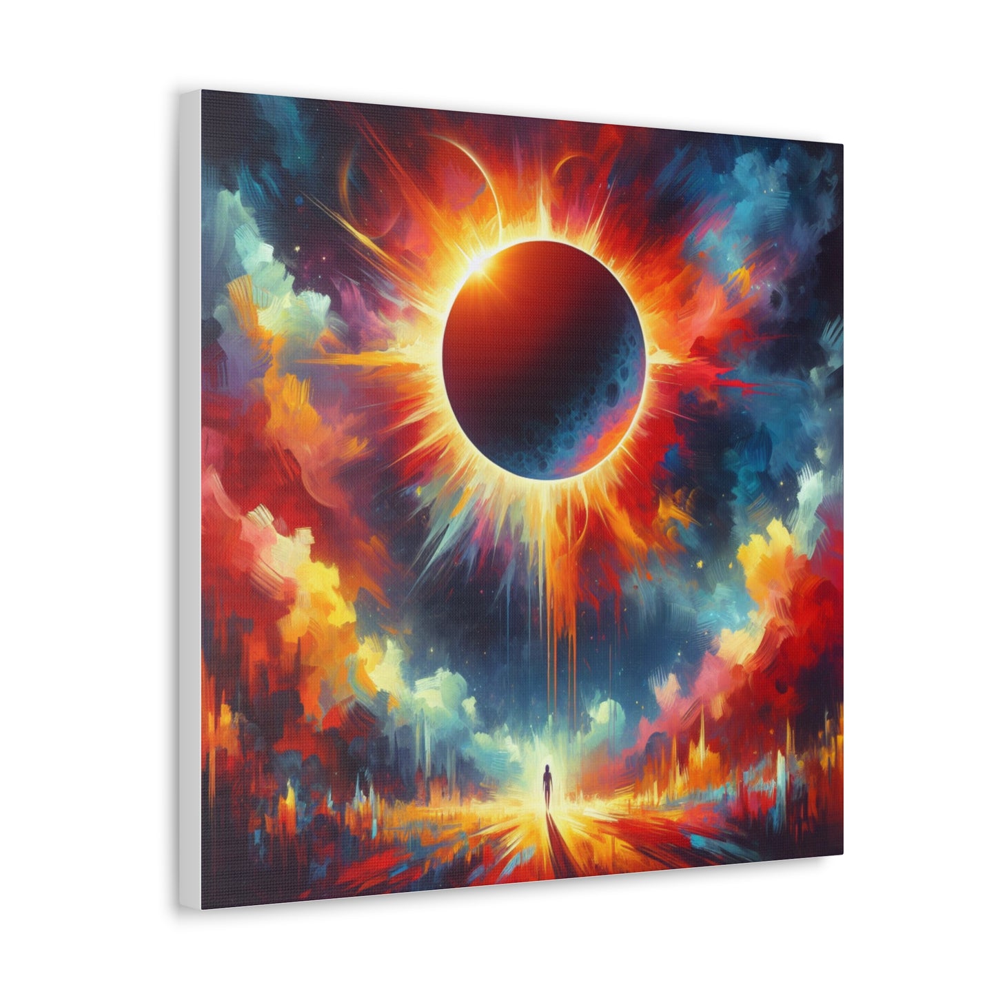 Solar Eclipse Canvas Wall Art