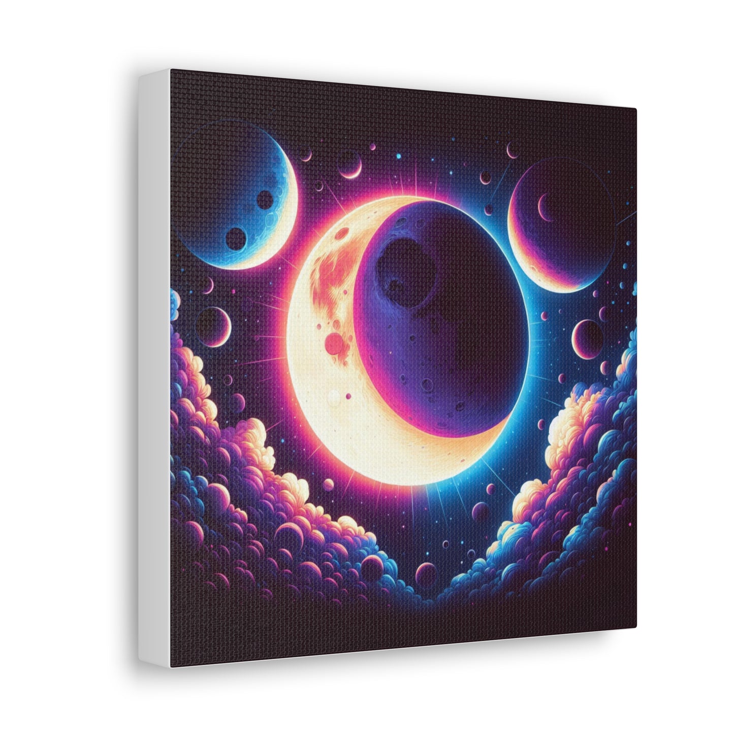 Lunar Eclipse Canvas Wall Art