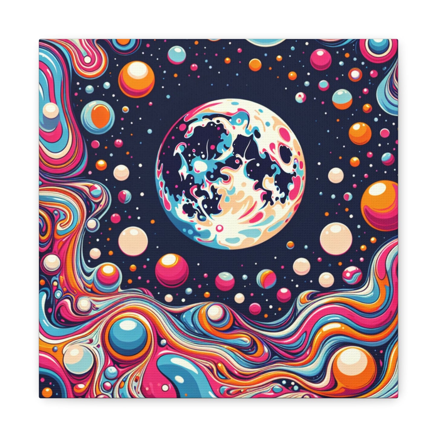 Full Moon Canvas Wall Art