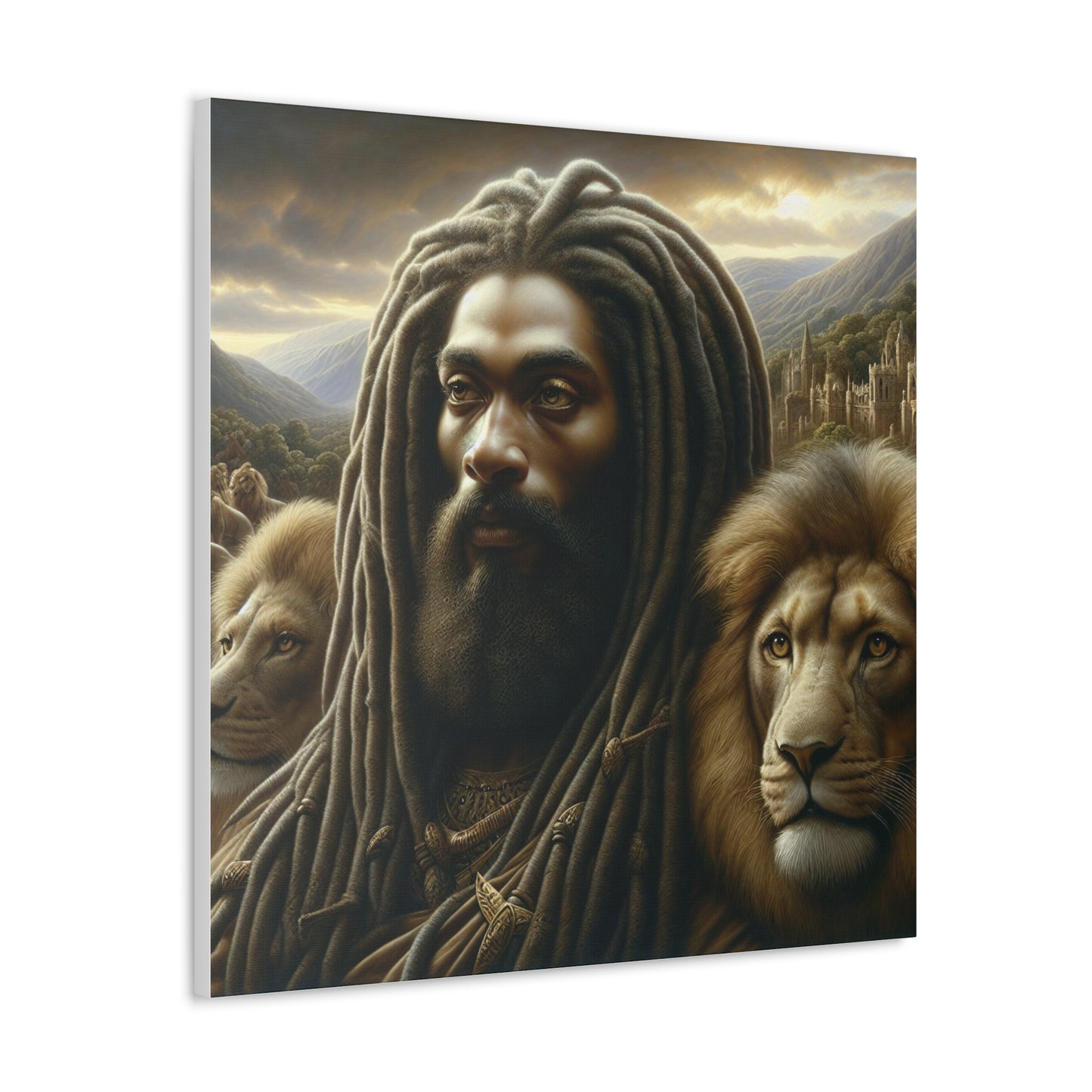 Jah Rastafari Canvas Wall Art