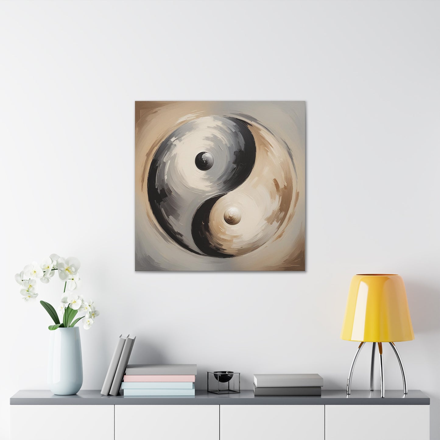 Ying Yang Canvas Wall Art