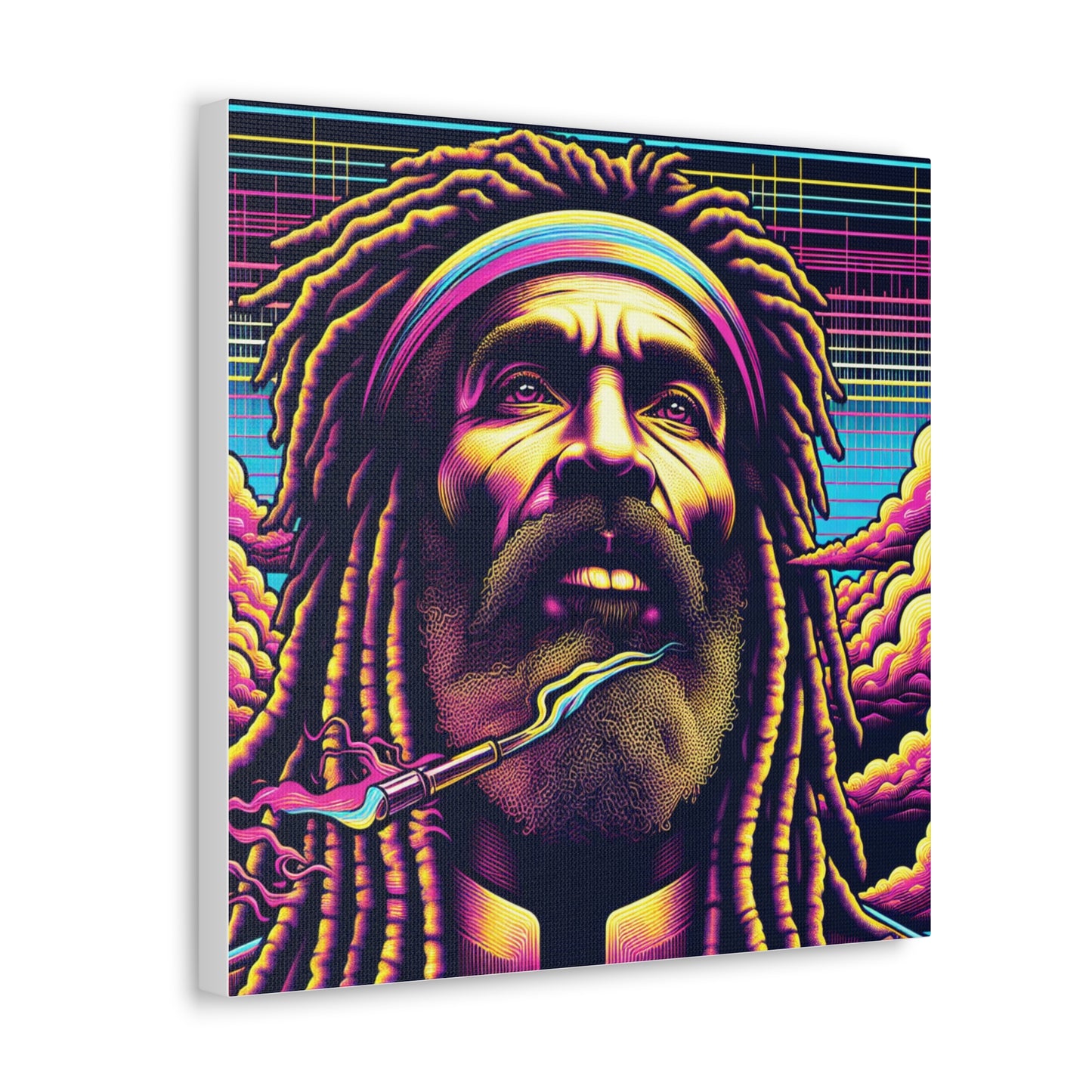 Jah Rastafari Canvas Wall Art