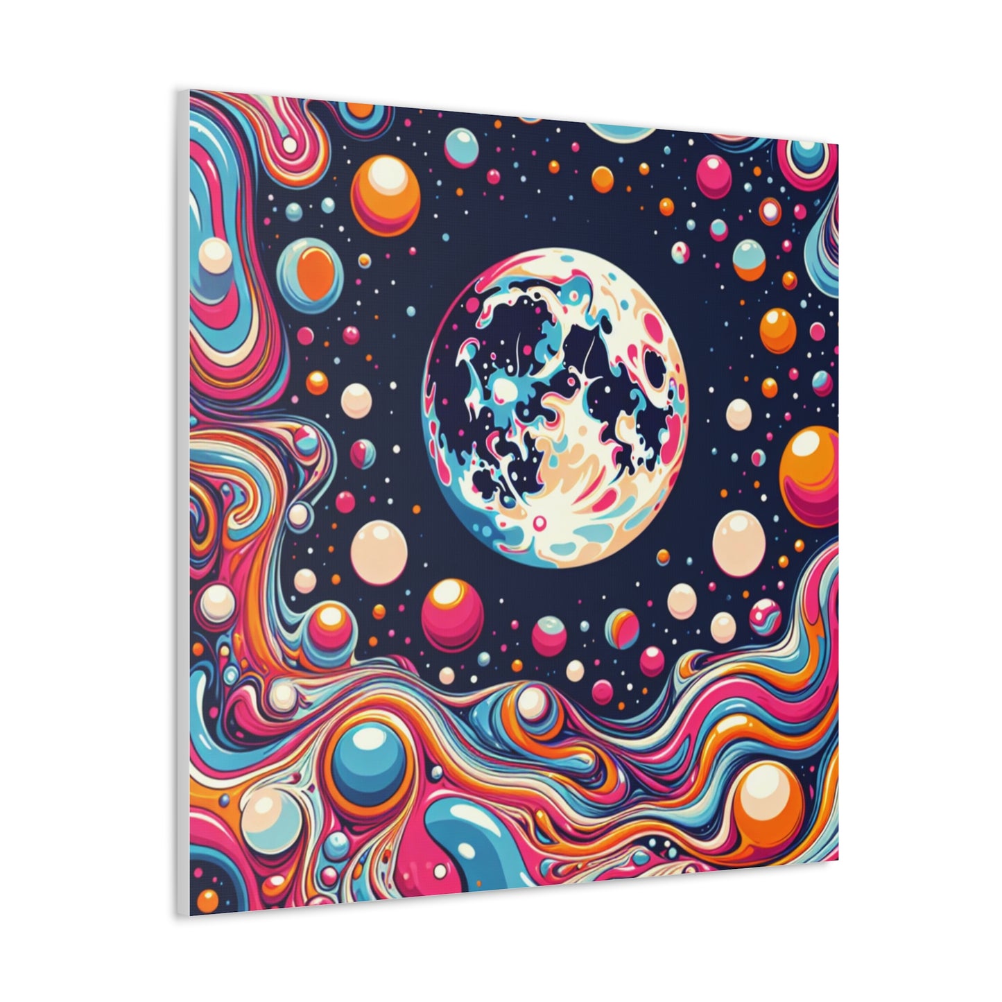 Full Moon Canvas Wall Art