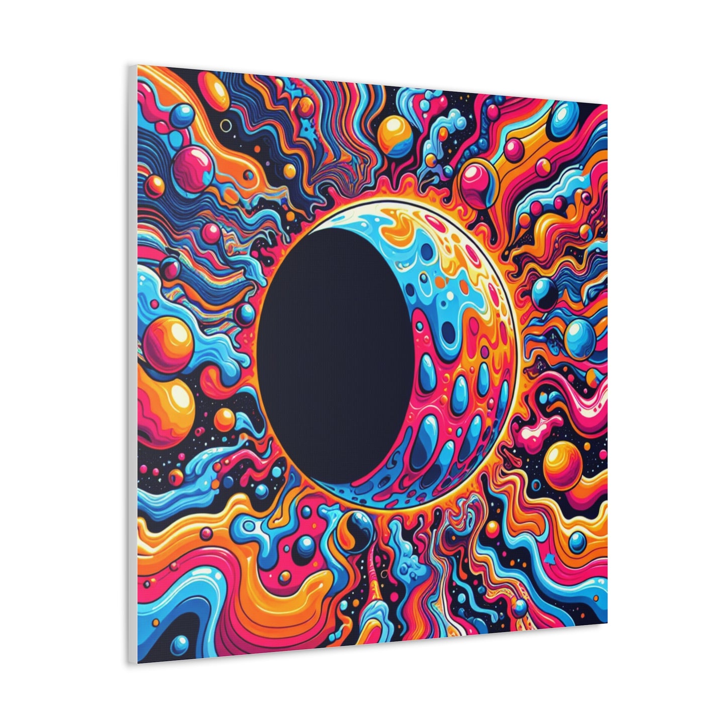 Lunar Eclipse Canvas Wall Art