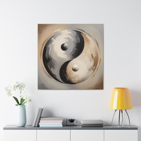 Ying Yang Canvas Wall Art