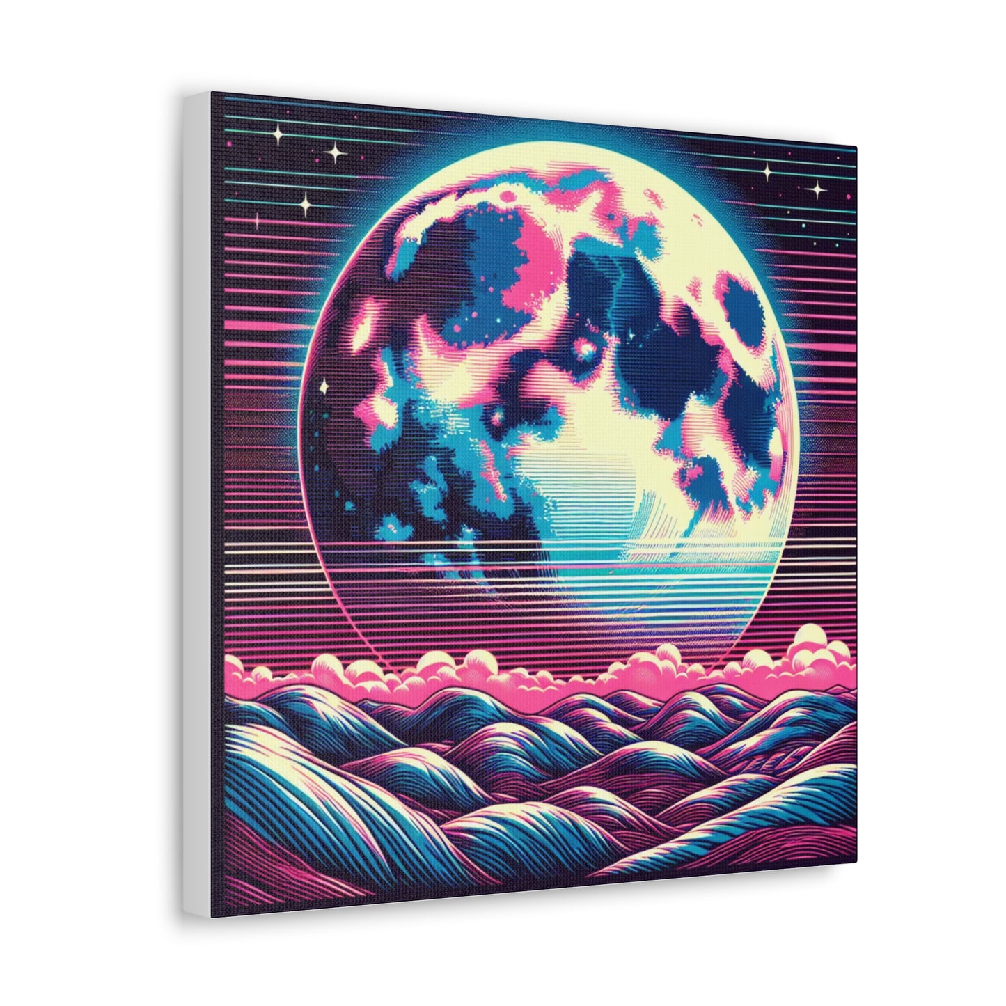 Full Moon Canvas Wall Art