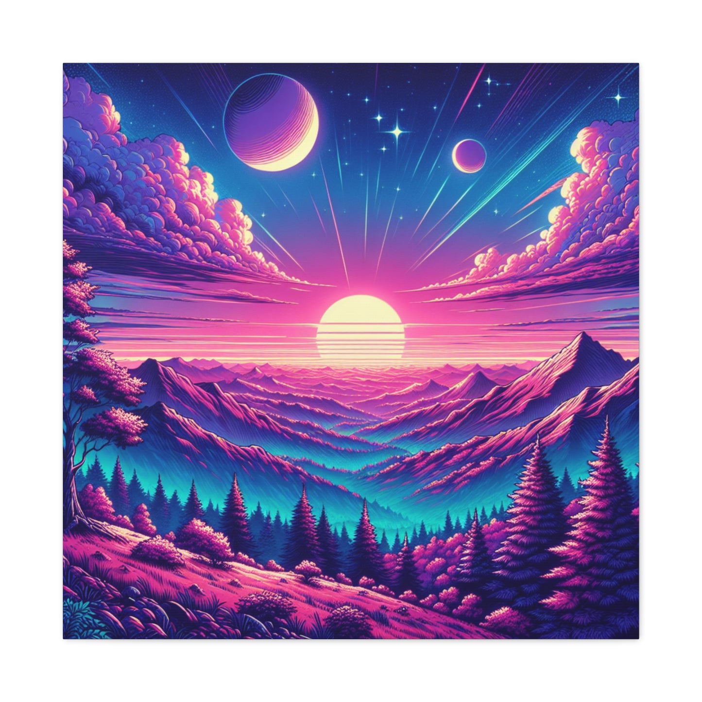 Majestic Sky Canvas Wall Art