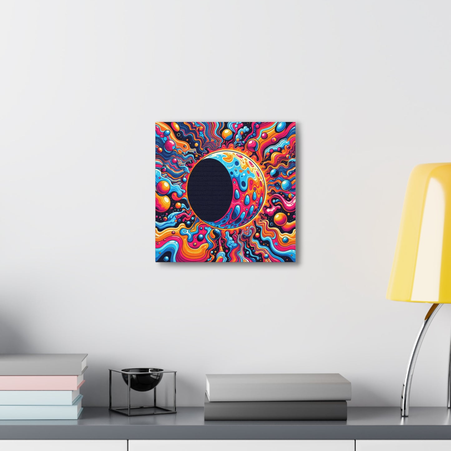 Lunar Eclipse Canvas Wall Art