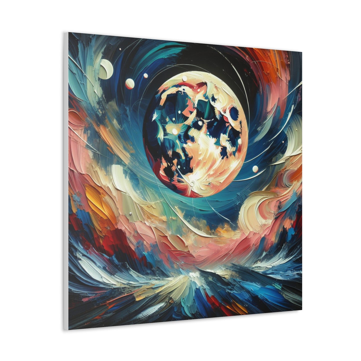 Full Moon Canvas Wall Art