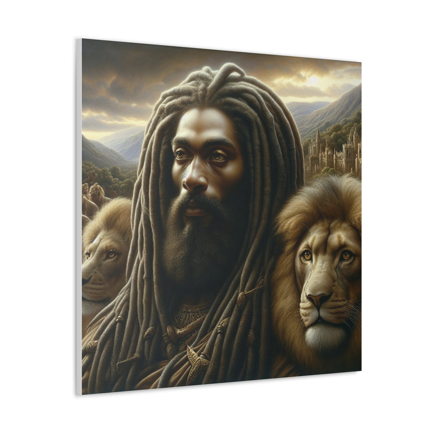 Jah Rastafari Canvas Wall Art