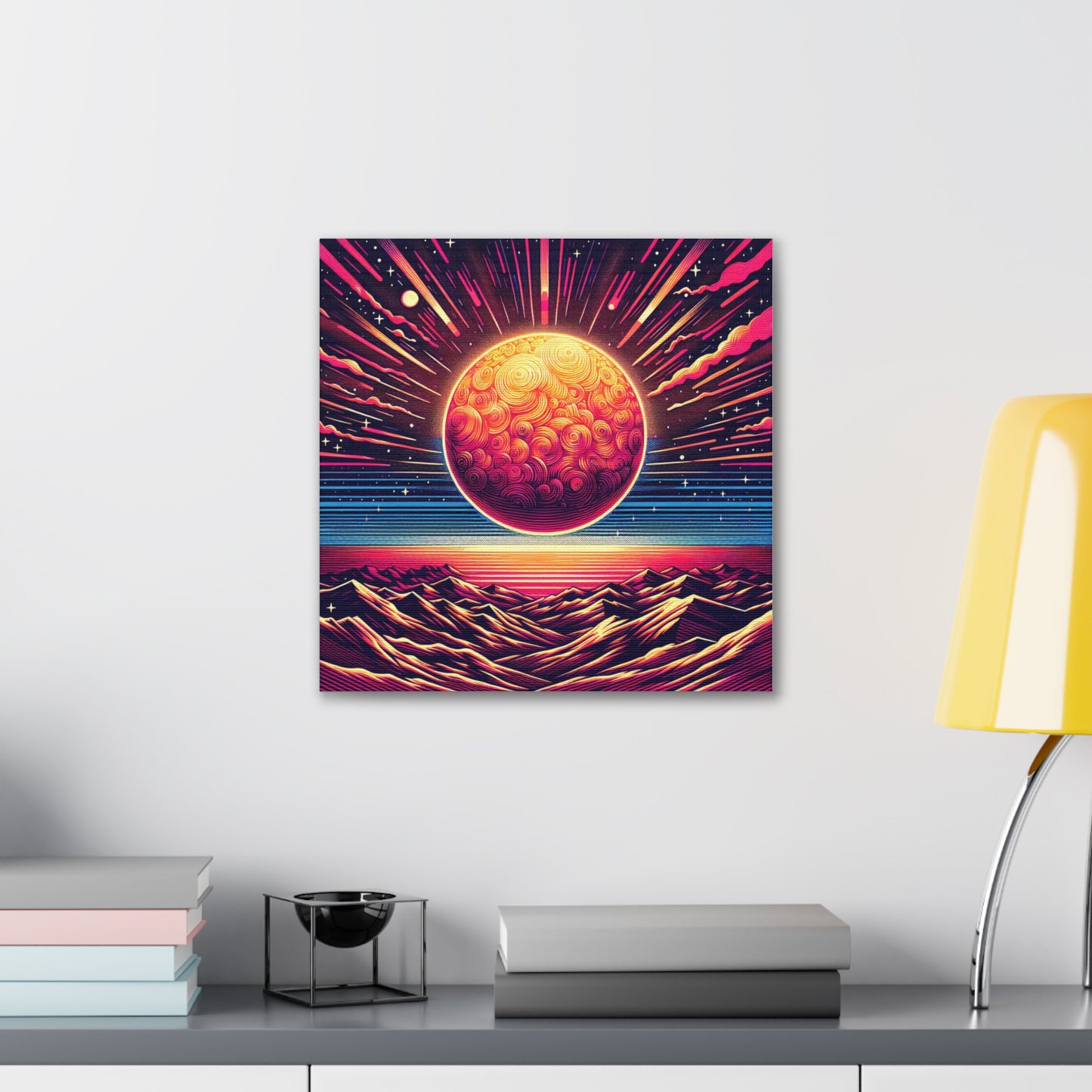 Sun Canvas Wall Art