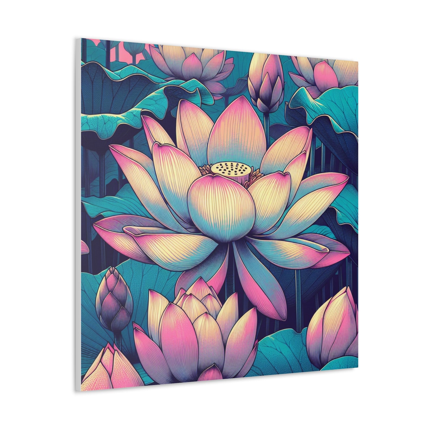 Lotus Canvas Wall Art