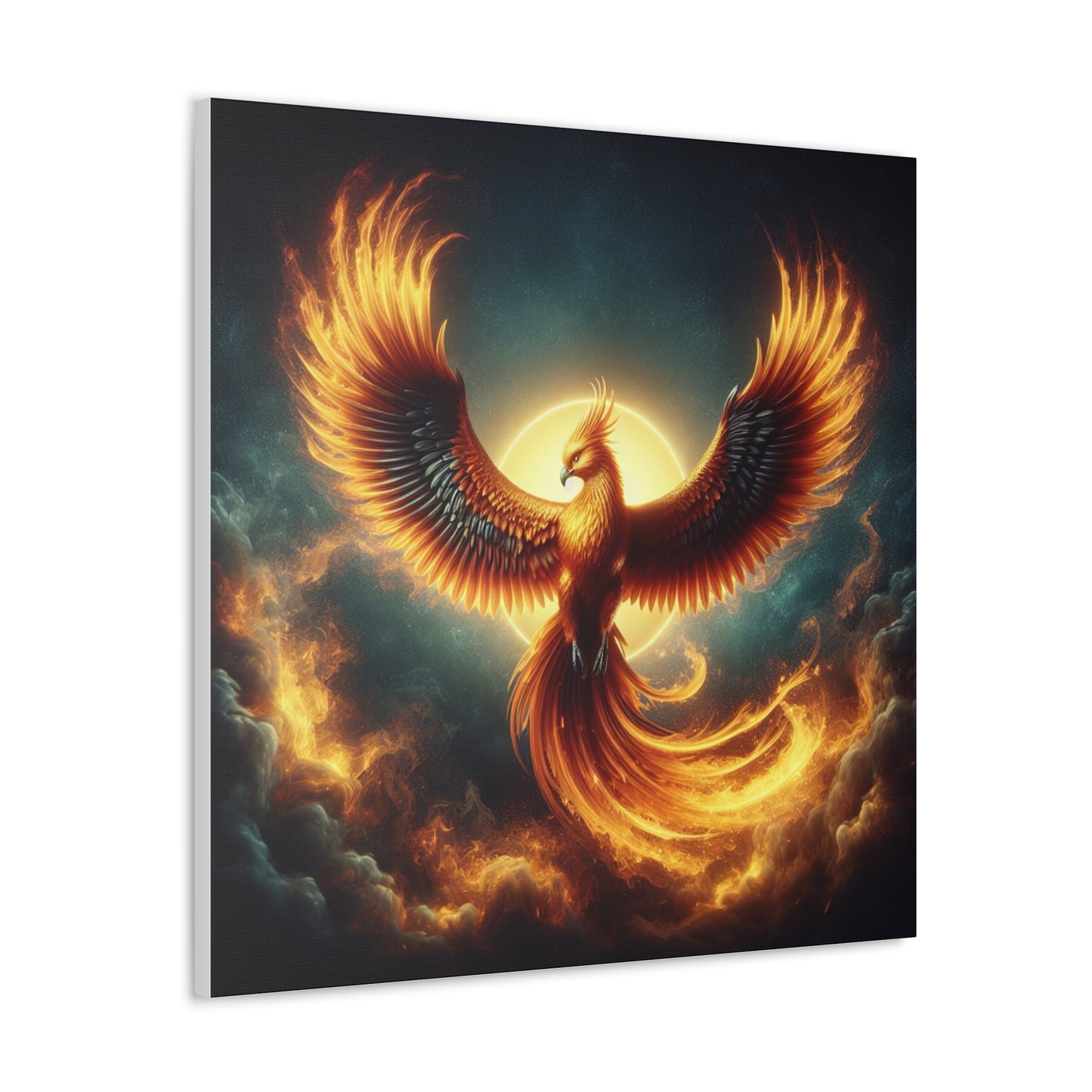 Phoenix Rising Canvas Wall Art